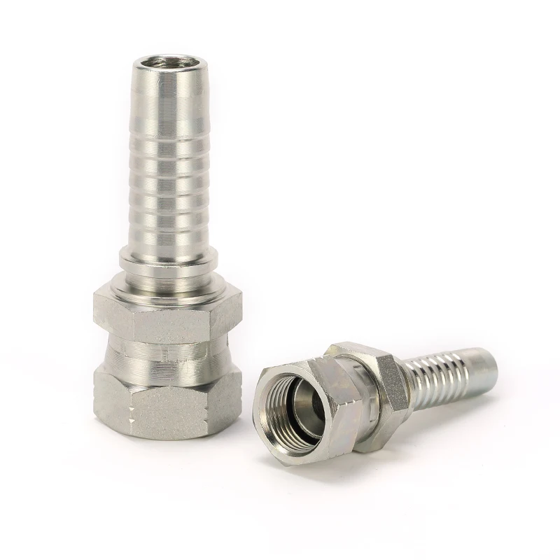 26711D china female JIC 74deg cone seal double hex straight hydraulic pipe fitting union connector