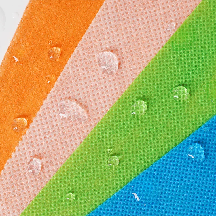 High Quality Colorful RPET Non Woven Fabric Breathable T-Shirt