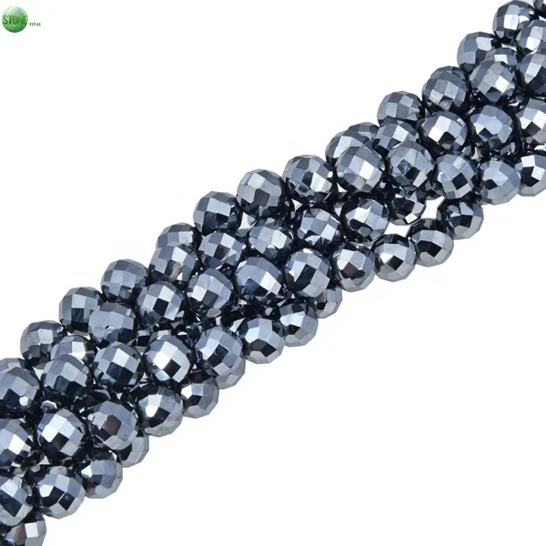  Stonetotal изготовление ювелирных изделий свободные бусины граненые из натурального камня terahertz для браслета ожерелья