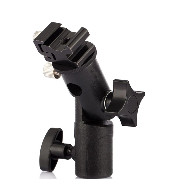 Flash Hot Shoe Umbrella Holder Mount Adapter Studio Light Type E Stand Bracket for Photo Studio Accessories