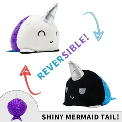 15cm New Design Cute Stuff Flip Double Side Unicorn Cat 35 Type peluches de Reversible Stuffed Animals Toy