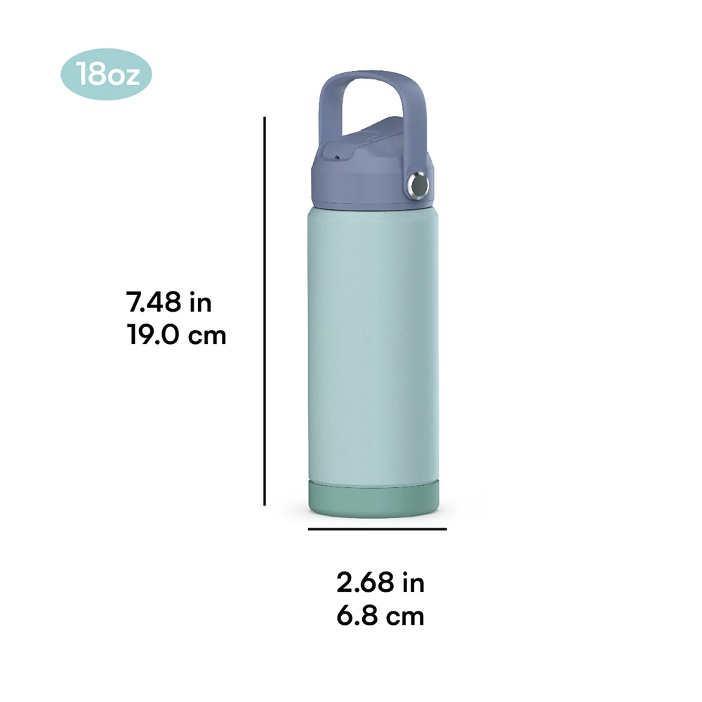 Bpa Free 18oz Stainless Steel Vacuum Flask Insulated Water Bottles