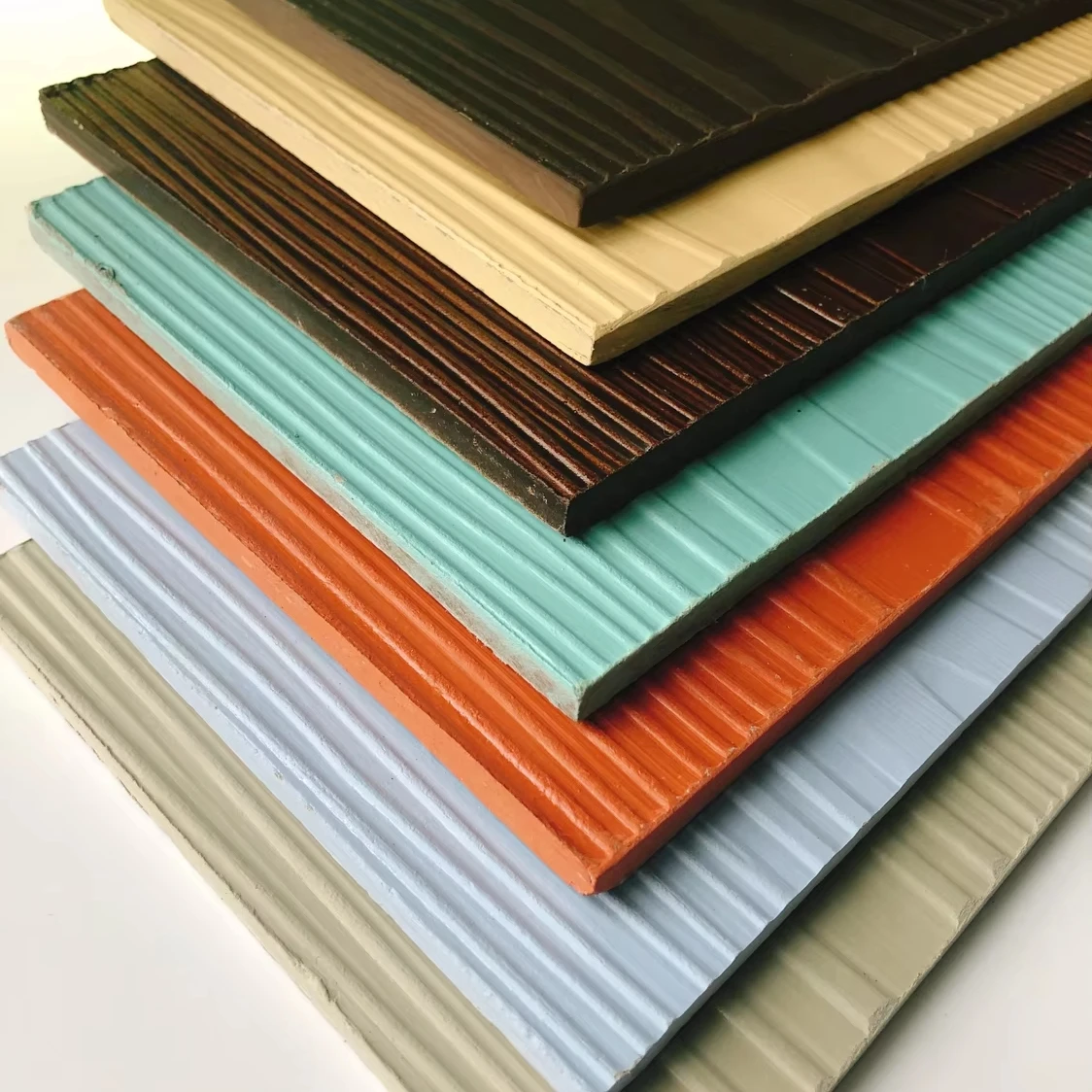 100% Non-Asbestos Cellulose Wood Grain Surface Fibre Cement Board Wall Fireproof Exterior Wall Decoration Building Cladding