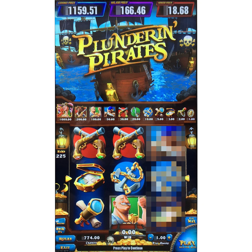 Vertical Skill Game Board King Kong Pot O Gold Coin Operated Online Games For Adults