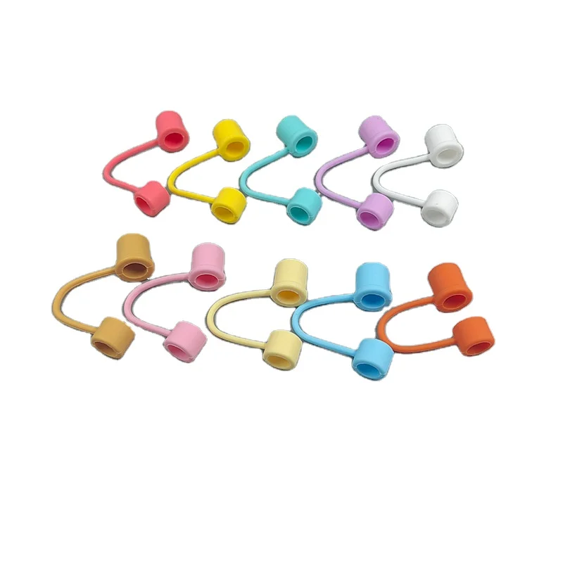 Reusable Silicone Straw Topper Compatible with 30 & 40 Oz Tumbler Cup Accessories Straw Tip Cover Cap Lid