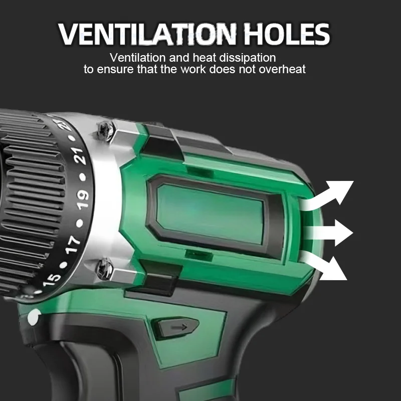 Power Tools Brushless Handheld Electric Cordless Power Drills Set Cordless Kits Battery 18V Repair Brushless Motor Li-ion 4.0ah