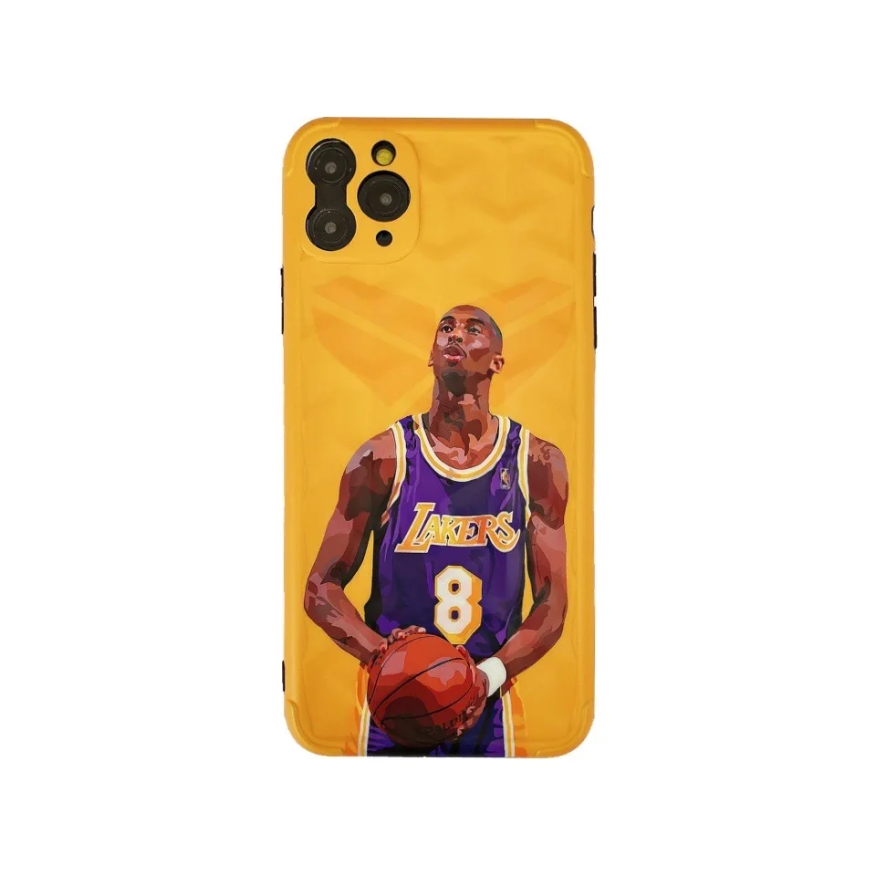 
Basketball Suit 24 Lucky Number Cases For iPhone 12 11 Pro MAX 7 8 Plus XR X XS Black Soft IMD phone case 