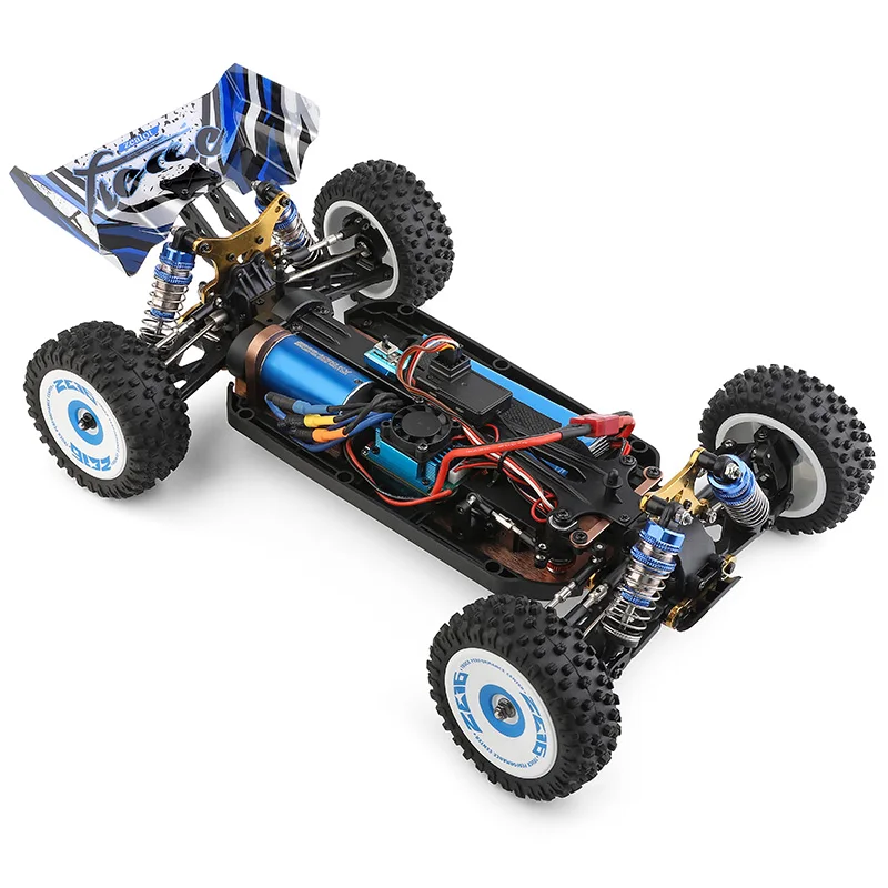 Wltoys 124017 V2 Brushless Upgraded RTR 1/12 2.4G 4WD 75km/h RC Car Vehicles Metal Chassis Models Toys Off Road Machine Model