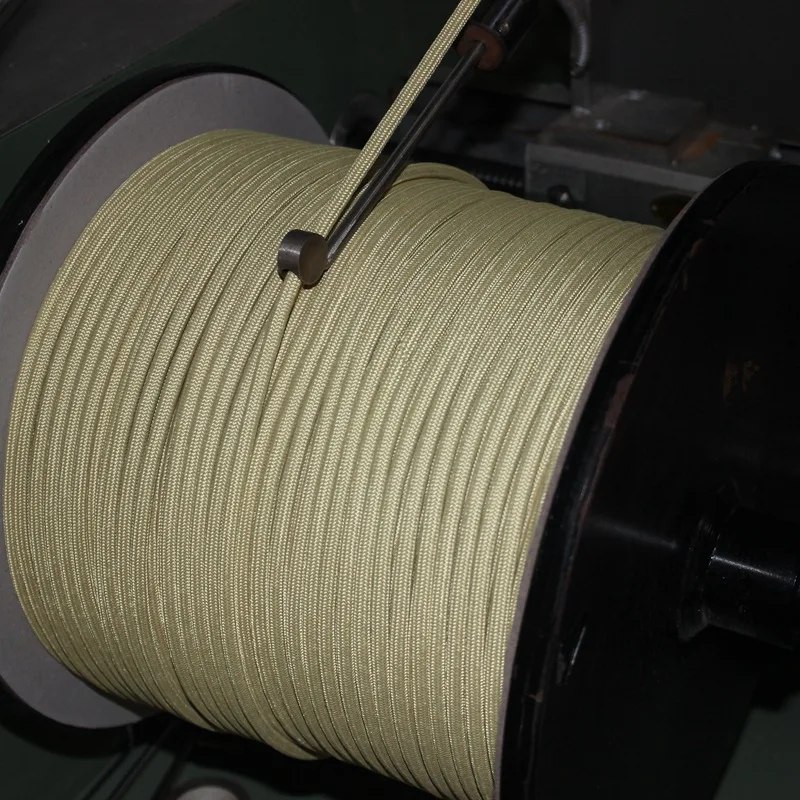 TANPU Aramid Roller Rope Fire Retardant Flame Retardant Heat Insulation Cordage Braided  Glass tempering Machine