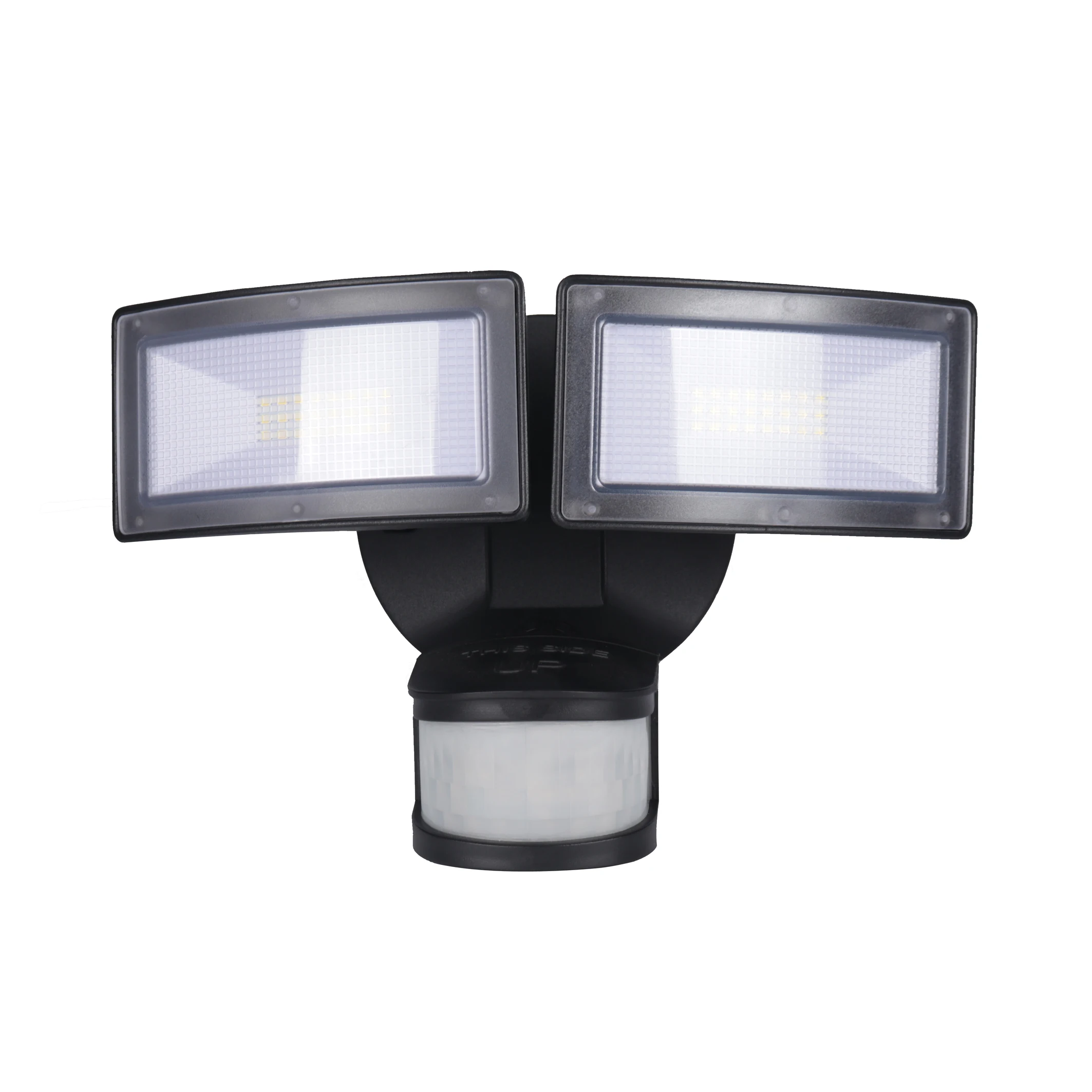 Outdoor Home Double Head IP65 LED Adjustable Garden Wall Detector Motion Sensor Security Lighting for Garage Stairs