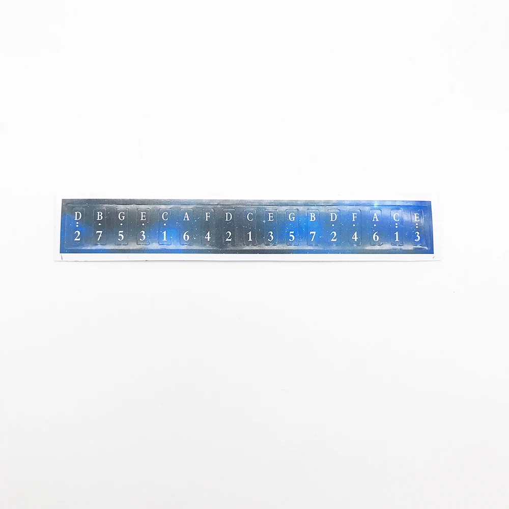 17 Key Kalimba Thumb Piano Notes Stickers Key Decal Musical Instrument Accessories