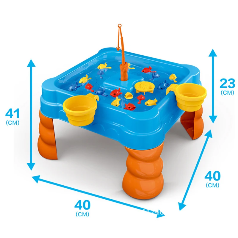 Creative Parent-child interaction 25 Pcs Kids Fishing Games Water Play Table for Summer Activity