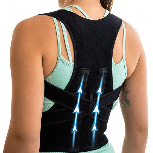 Hot Selling Adjustable Back Shoulder Brace Posture Corrector for Men and Women