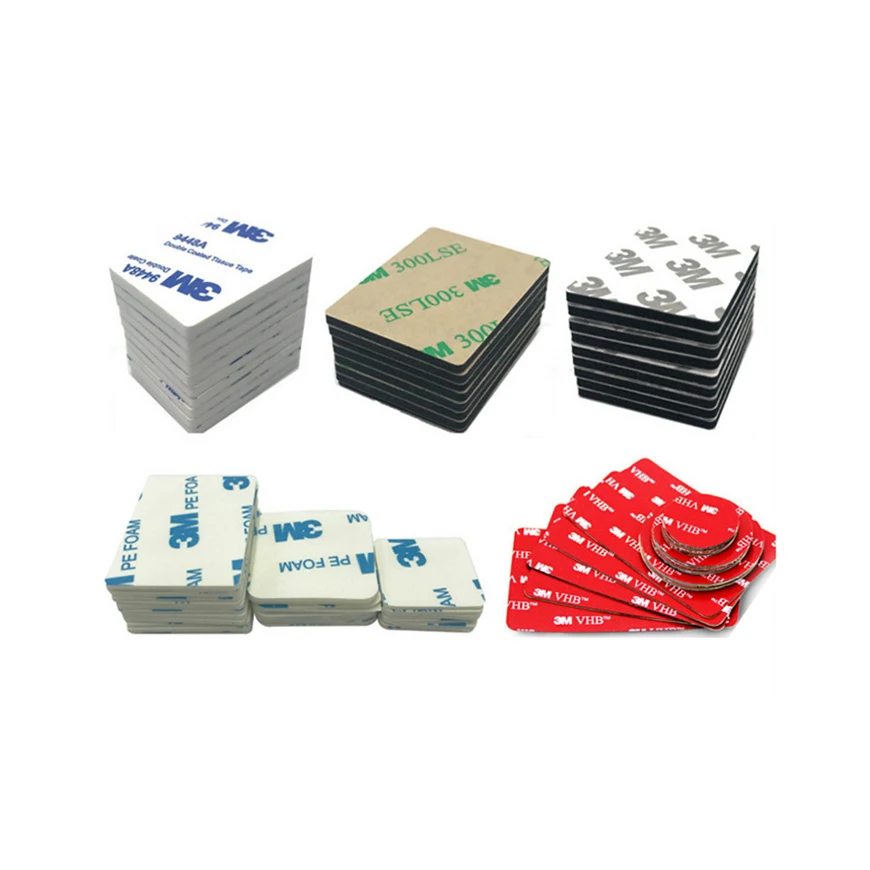 Swivel Belt Clip With Tape 3M Clear Adhesive Foam Ratcheting Dbl Side 4950 Die Cut Double Sided Vhb