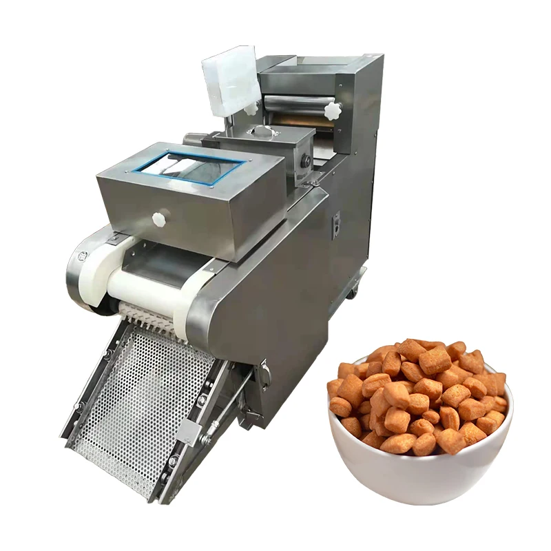 Discounted Price Automatic Nigerian Chinchin Dough Cube Cutter Snack Cutting Machine