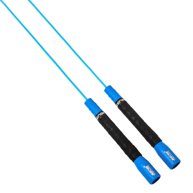 Wholesale high quality exercise jump rope Fitness Speed Skipping Jump Rope Pvc long handle sweatband