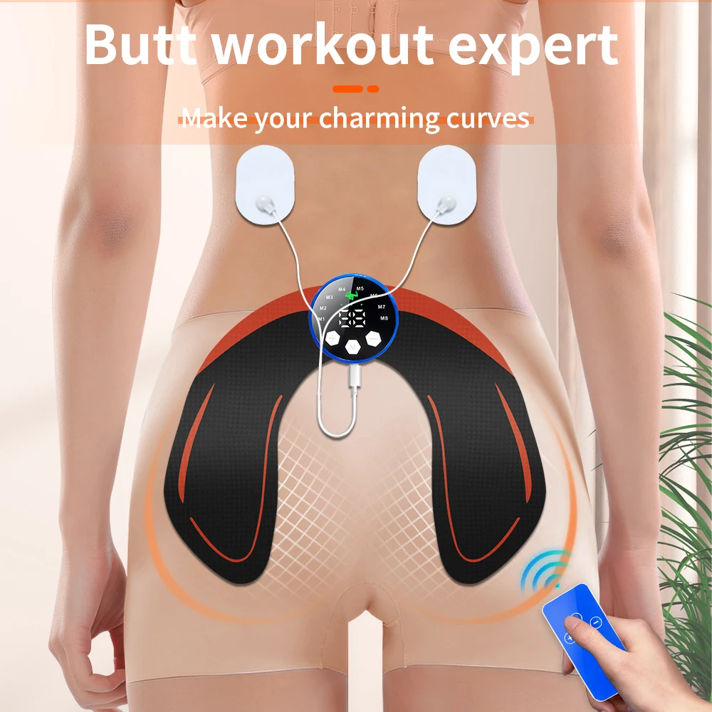 Stimulator Electrical Abs Fitness Profesional Muscle Vibrating Sticker Ems Custom Body Suit Hip Trainer for Women