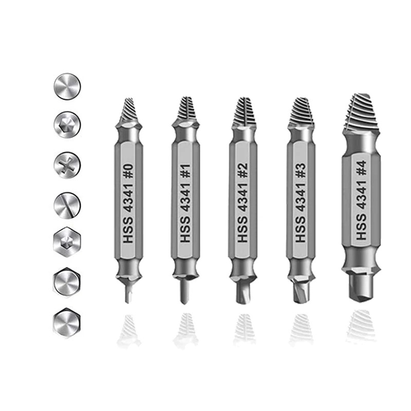 Hot Selling Double Side Damaged Plating Stud Bolt Screw Extractor Remover Kit