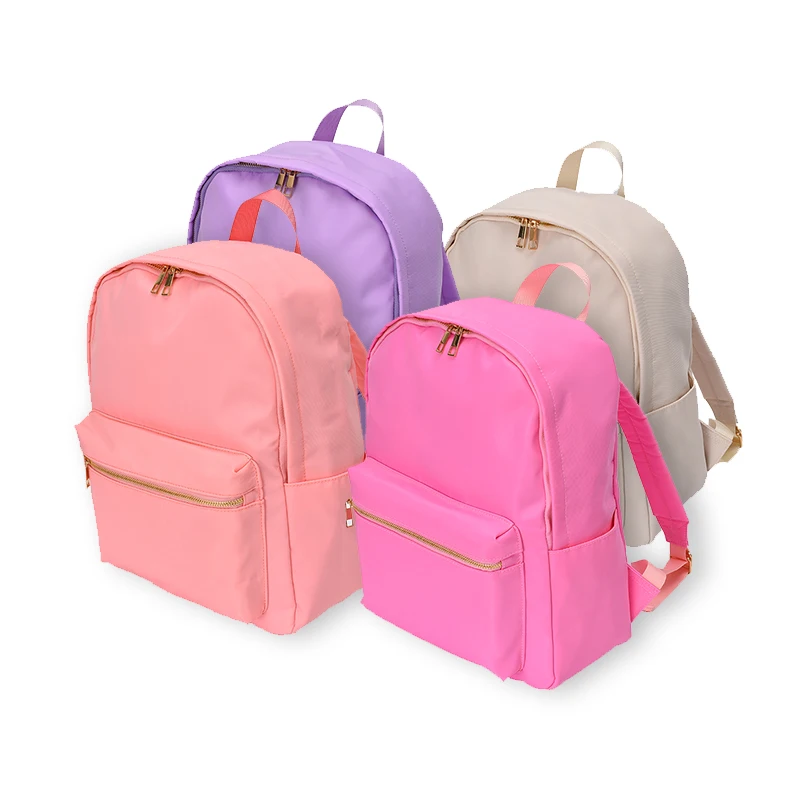 Customized fashionable canvas backpack waterproof travel leisure backpack canvas backpack school bags