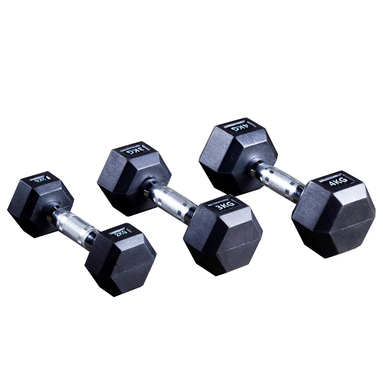 MEET Customized logo from 50pcs Factory Supply Custom Logo Weight Fitness Weightlifting Hex Dumbbells Set Workout Dumbbell