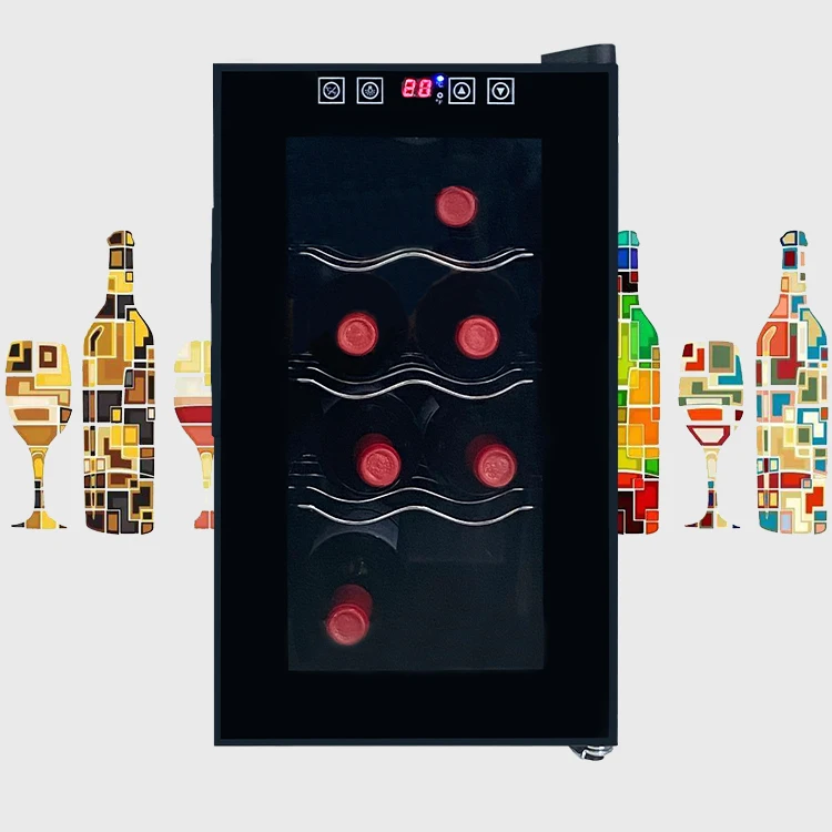 LANYI red bull mini fridge wine cellar cooling unit refrigerated wine cellar suitable for bar families