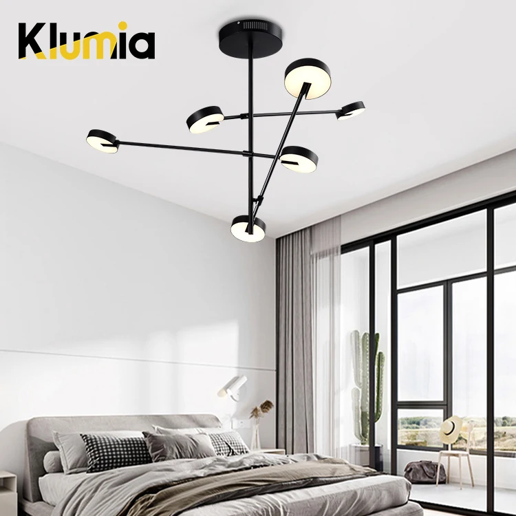  Хит продаж простая современная декорация KLUMIA светодиодный потолочный светильник для гостиной отеля ресторана