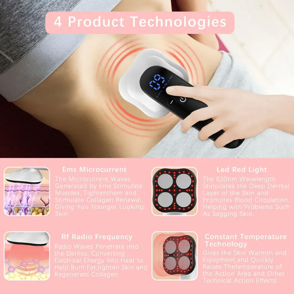 2023 Vacuum Anti-cellulite Massager 4-in-1 Infrared Cellulite Reduction Body Slimming Machine Novelty Beauty Equipment Hand Held