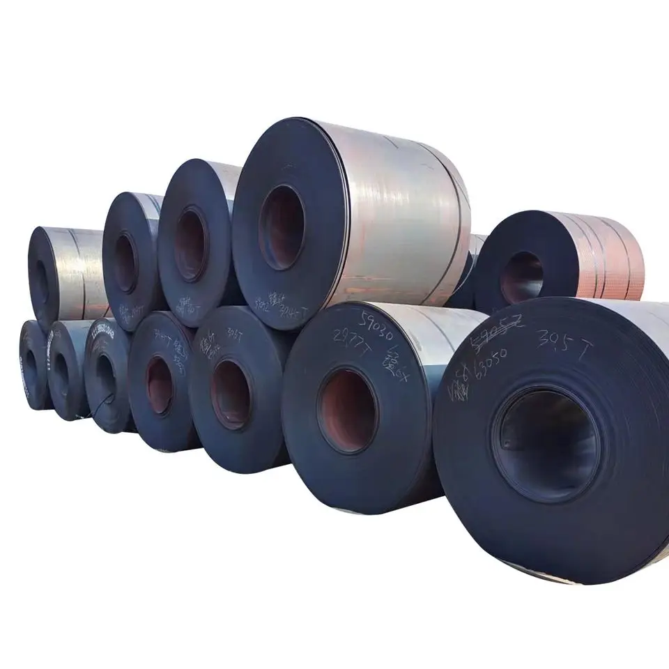 Astm A283 Grade C Carbon Steel Coil 2 Mm Thick Hot Rolled Carbon Steel Coil with black paint color