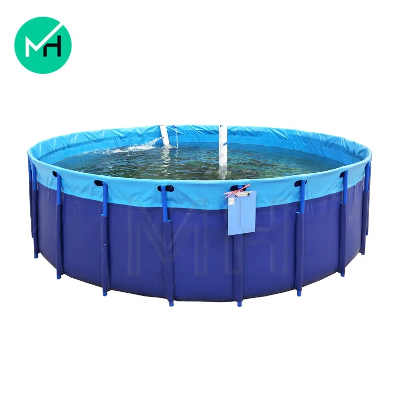 5m diameter metal frame swimming pool fishpond pool for sale