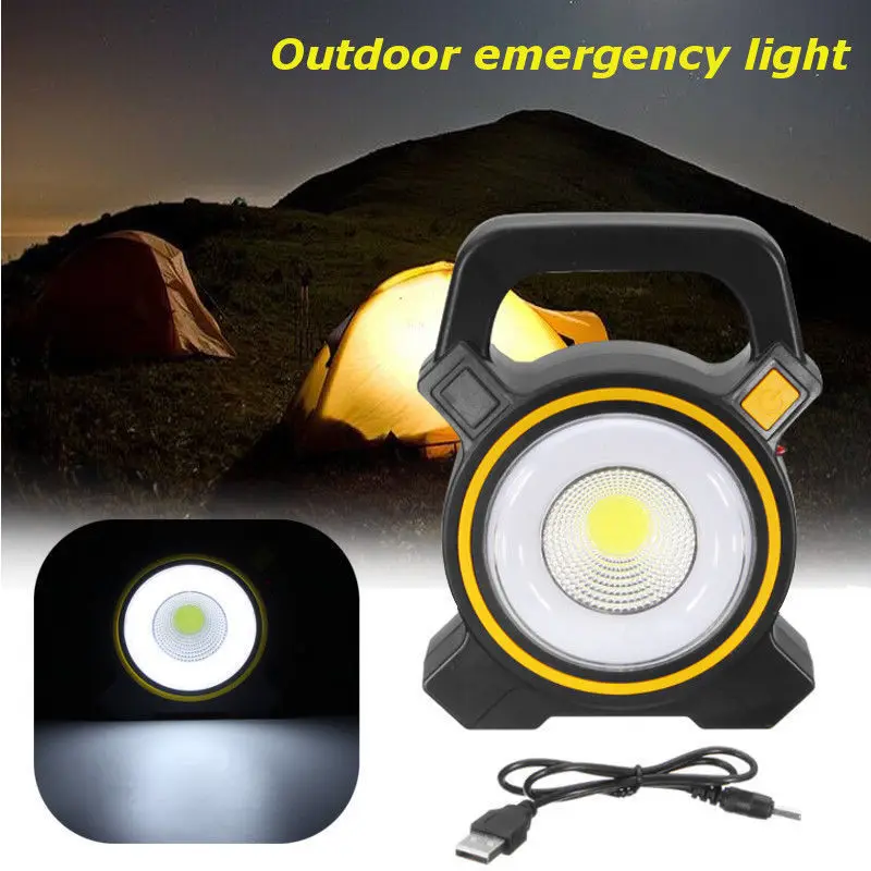 Factory Wholesale 5W COB Portable Camping Lantern Outdoor Waterproof Work Light Solar Led Camping Lights