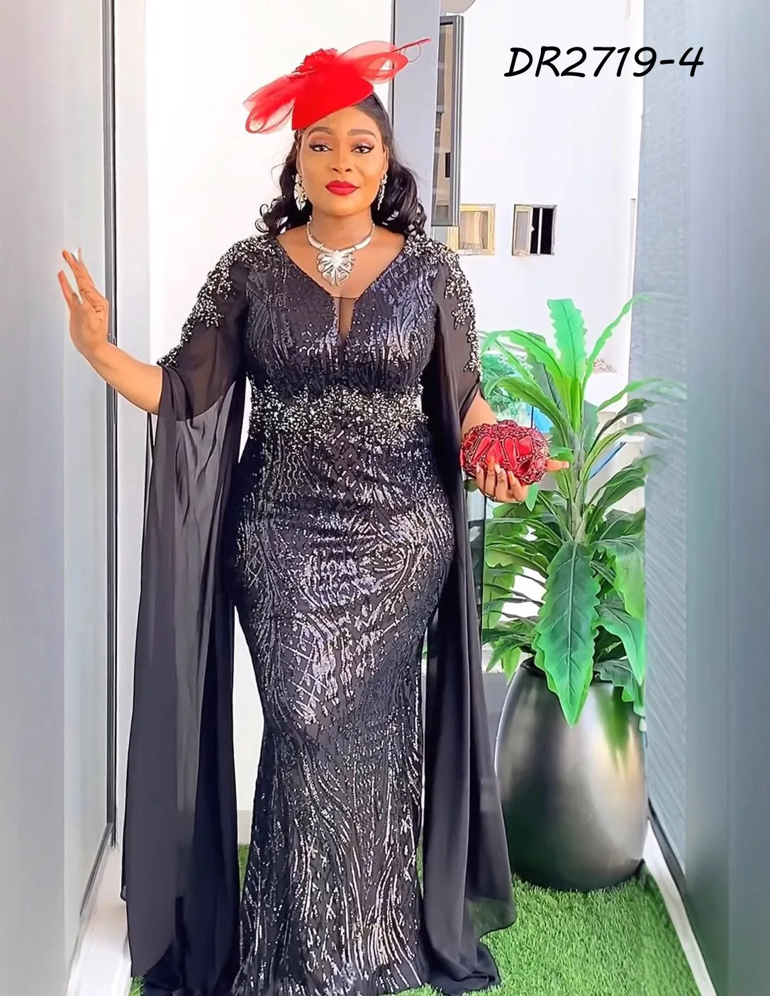 L-3XL muslim formal long dresses for women new style elegant forest green dresses boho