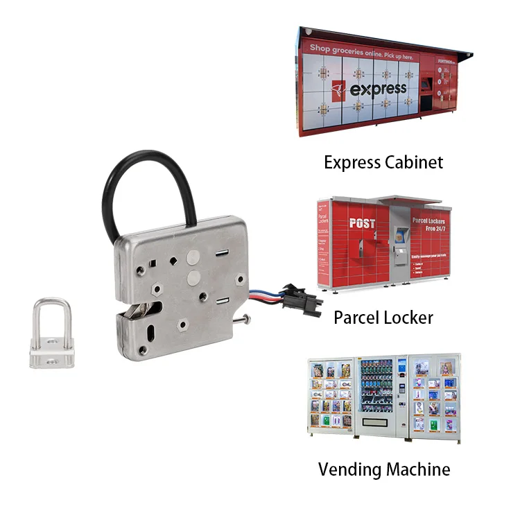 KERONG Small Steel Metal Electromagnetic Locker Lock Express Lock