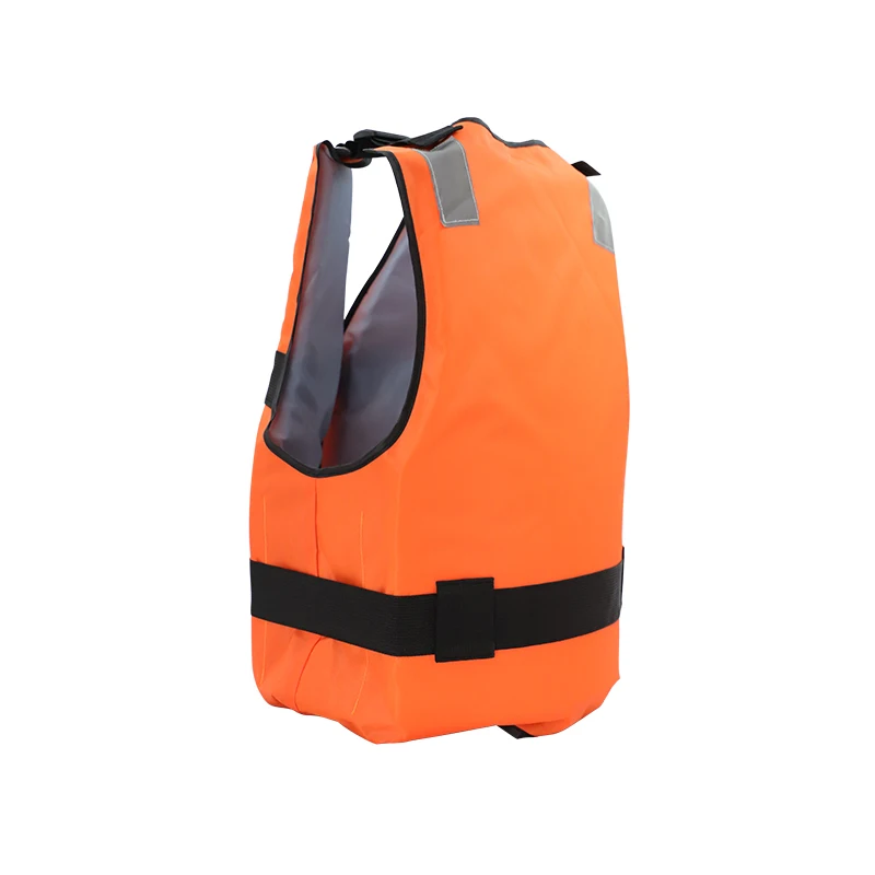 Red Orange Life Jacket Vest Adult Universal Marine Swim Float Jacket Life Vest