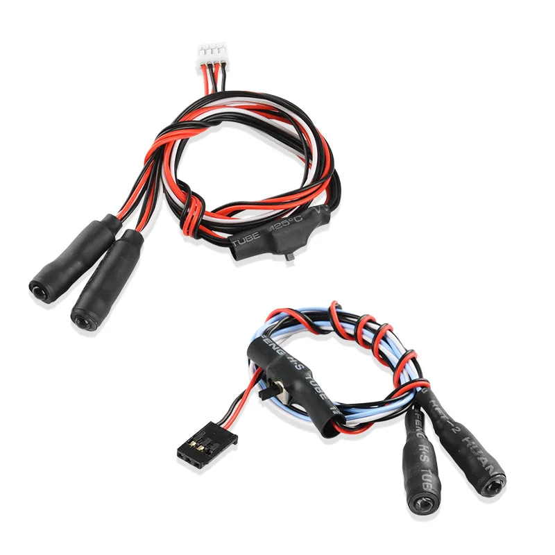 RC Remote Control Model Headlights Demon LED Angel Eye Lights Wrangler SCX10 Climbing headlights upgraded refit