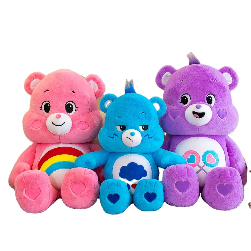 2023 Hot Cross-border hot new plush toys  bears rainbow bear doll love bear plush doll ins doll