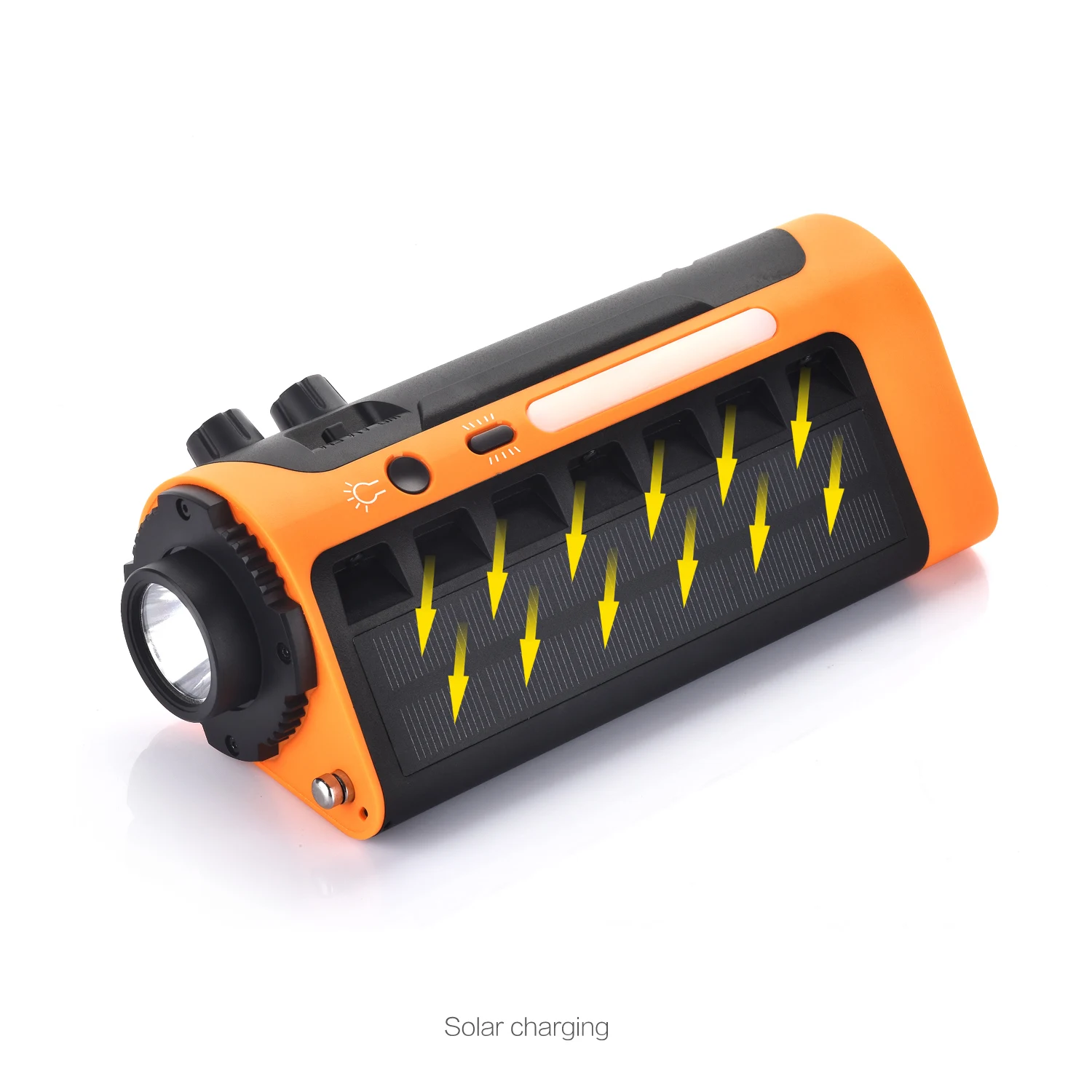Original Manufacturer Home Hand Crank Solar Radio Portable am fm Radio Phone Charging Emergency Flashlight Lamp Radios