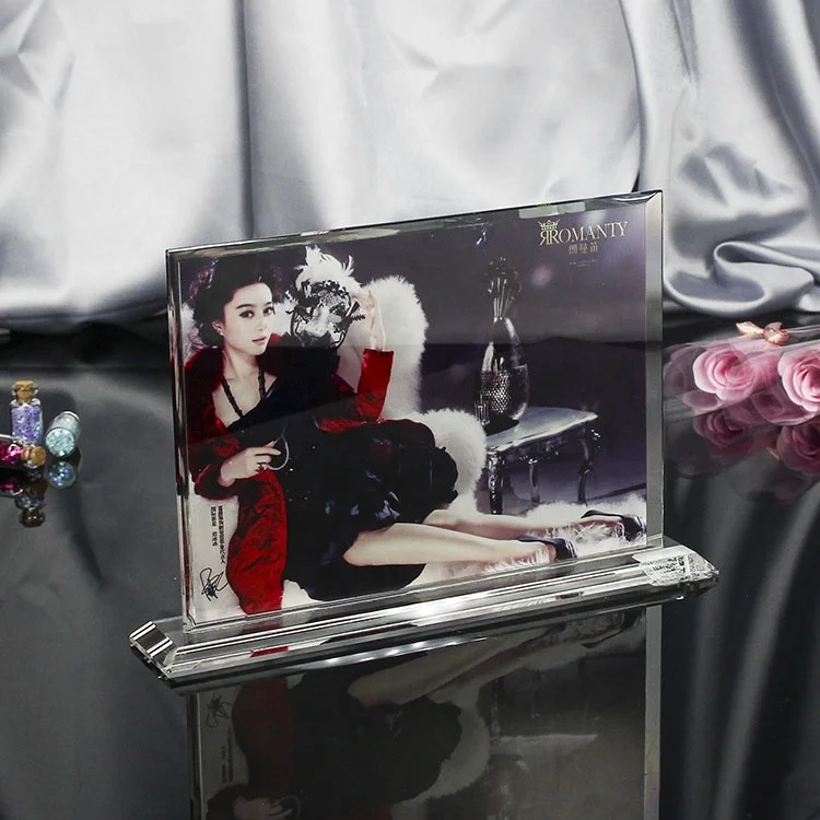 Sublimation crystal painting glass photo frame DIY blank crystal