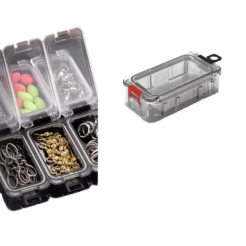 Multi-Position Plastic Lure Box for Lake River Stream Reservoir Pond Ocean Boat Fishing