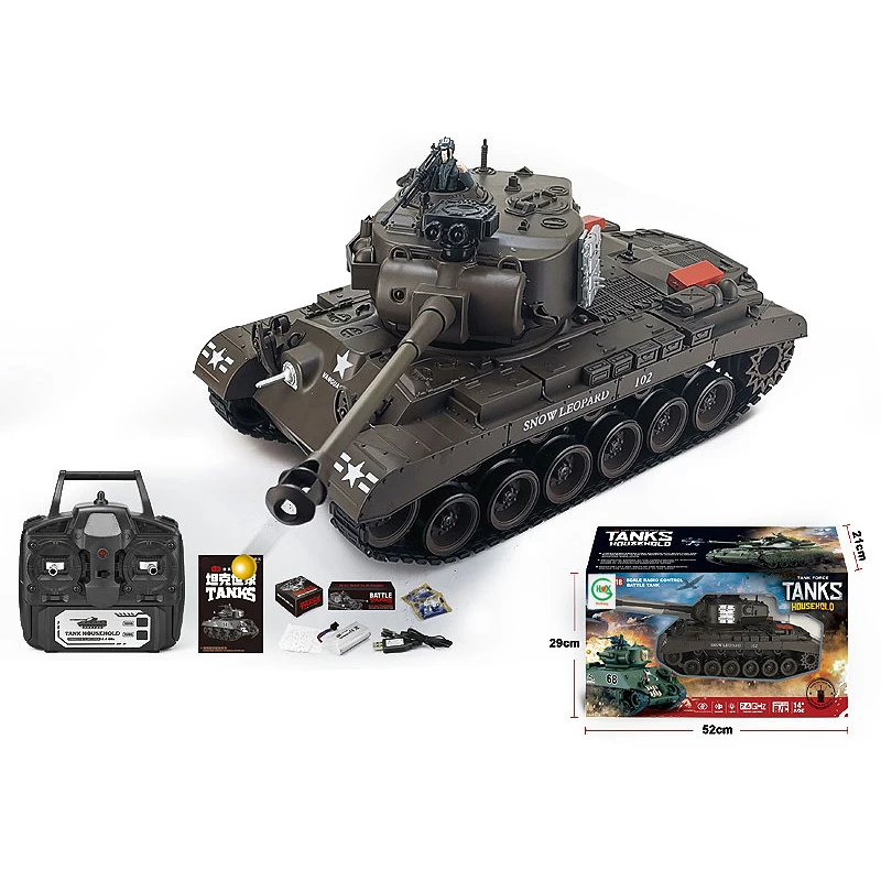 Best-selling tank shooting toys, wholesale electric 330 remote control rotary control tank toys