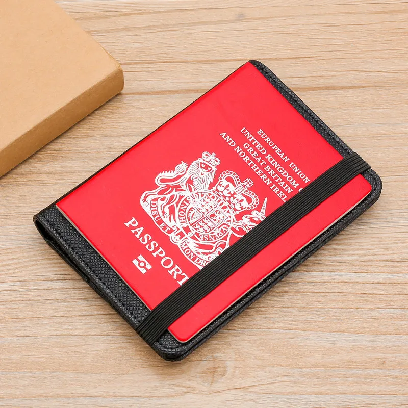 USENGKA Обложка для паспорта Бумажник RFID блокирующий кожаный чехол карт Организатор проездных документов