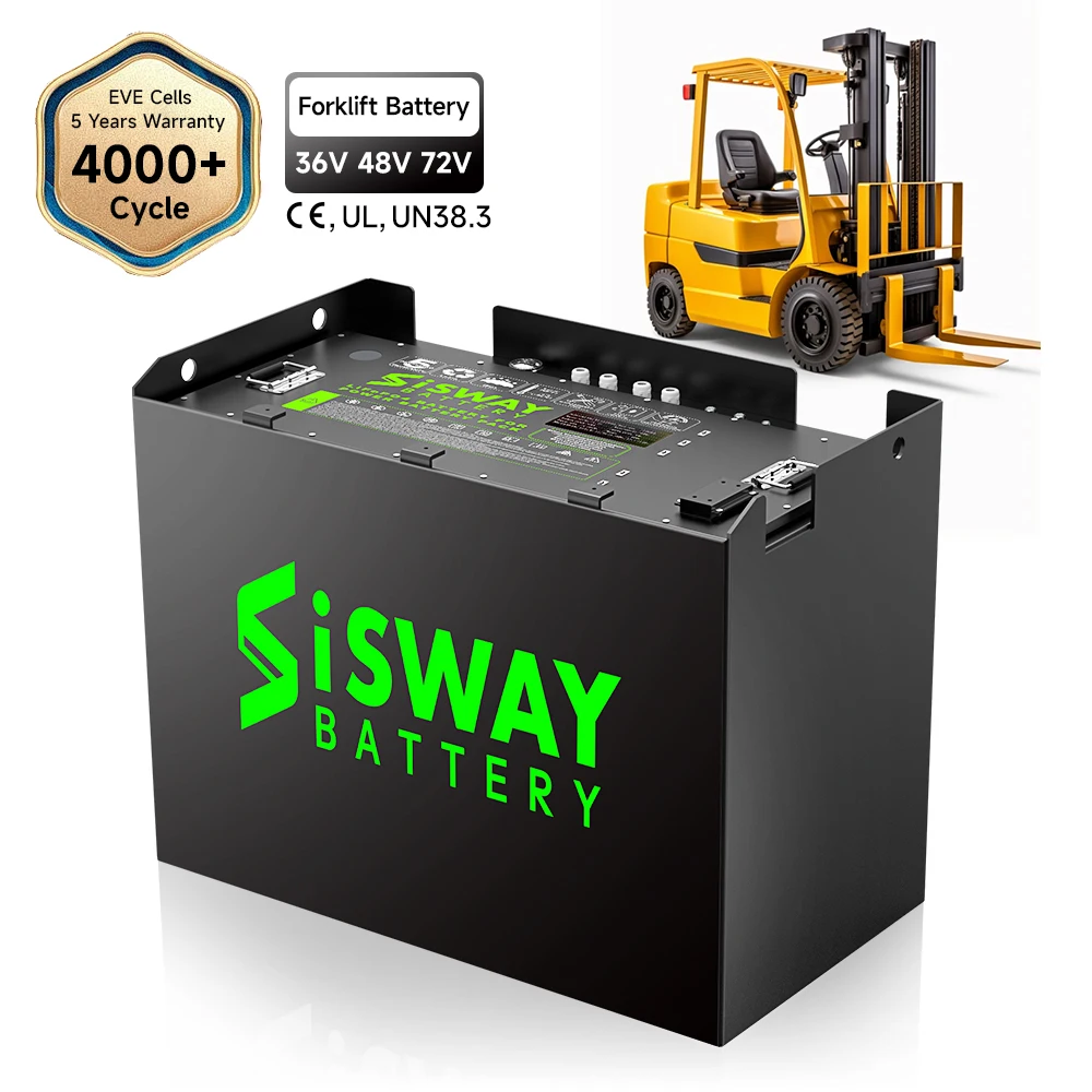 Deep Cycle Forklift Lithium Batteries 36V 24V 48V 72V 80V 100Ah 210Ah 460Ah Lifepo4 Grade A Cell for Electric Forklift Batteries