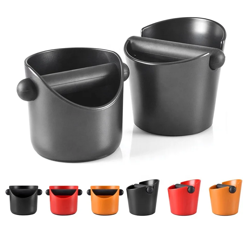 13x13x13CM Mini Knock Box Deep Bent Design Coffee Slag Grind Dump Manual Grinder Household Accessories ABS Coffee Knock Box