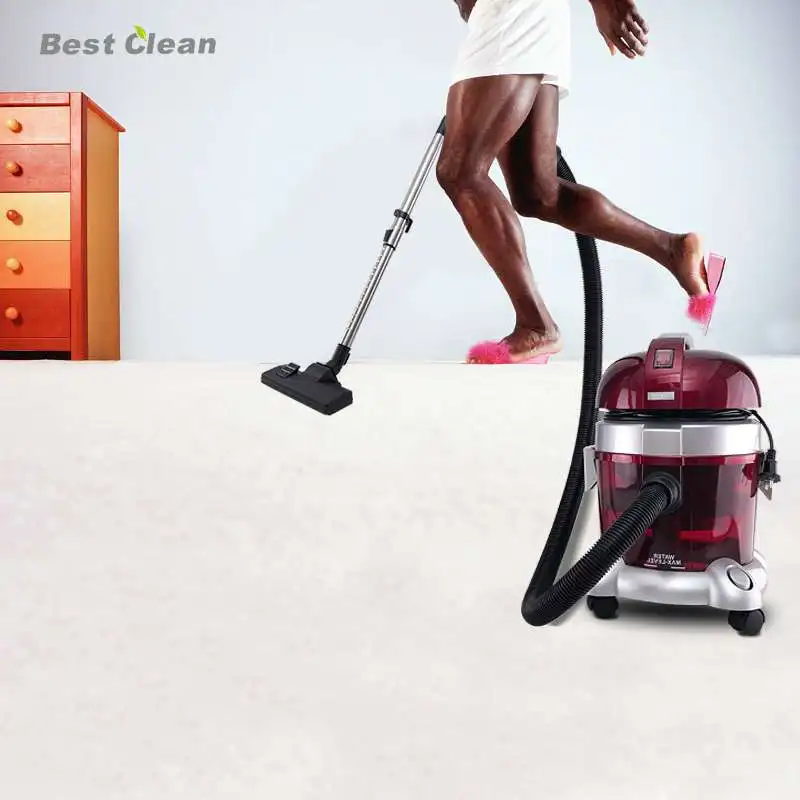 Большой емкости для пыли Влажная и сухая барабанный пылесос для фильтрации воды самой лучшей чистой 1600W 15L Электрический Водяной фильтр тонкой воздушный фильтр бесплатных запасных частей