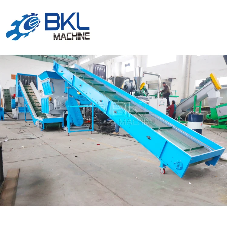Plastic bottle Shredding and crushing line Crusher machine plastic