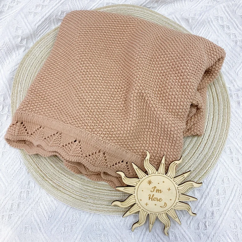Wholesale Manufacturer Custom High Quality Toddlers Comforter Blanket Crochet Cotton Baby Muslin Swaddle Blankets