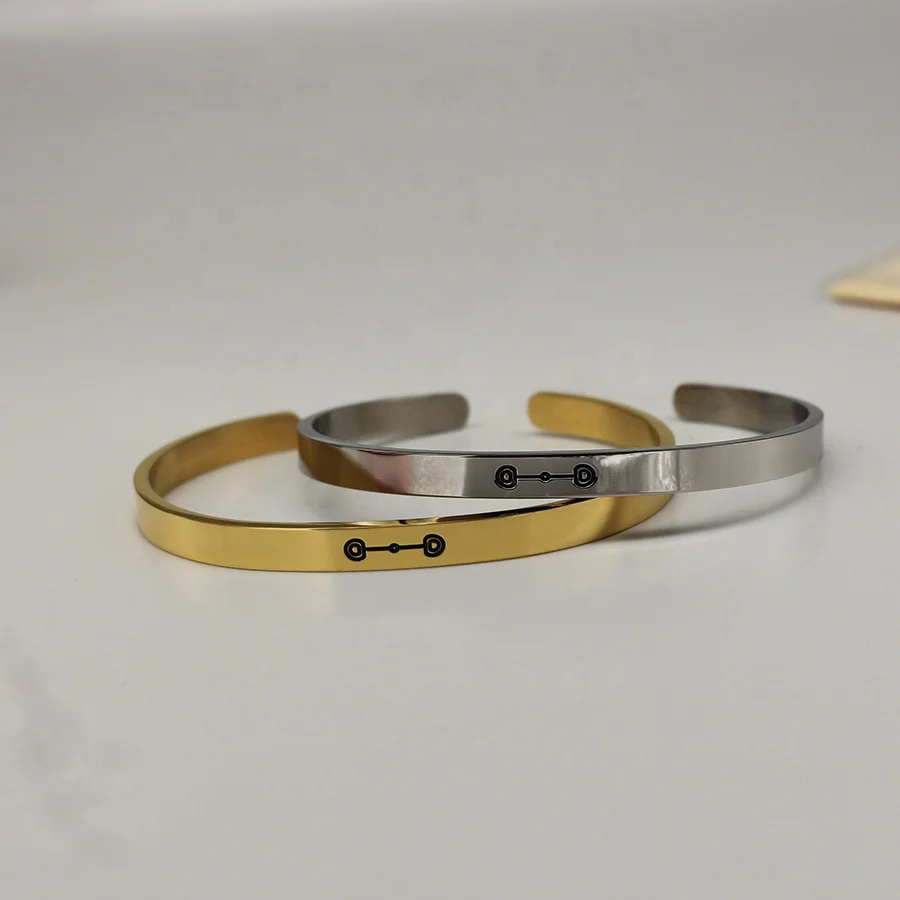 Newest Design Equestrian Horse Jewelry Adjustable Stainless Steel Silver Non Tarnish Horse Love Cuff Bangle Bracelet