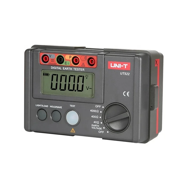 Digital Earth Ground Resistance Tester AC Earth Insulation Resistance Tester UNI-T UT522