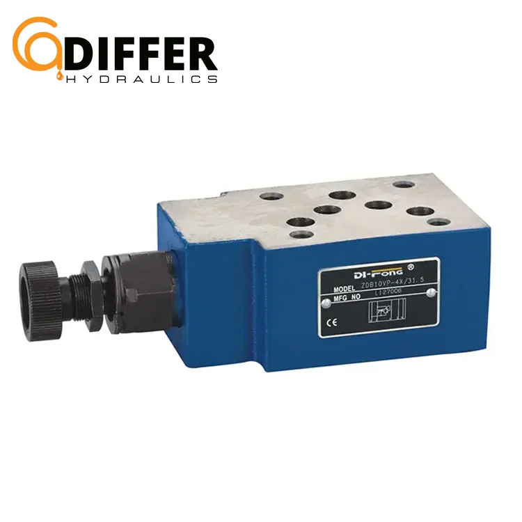 Z2DB6 Z2DB10 Rexroth Modular Relief Valve With Adjustable Pressure