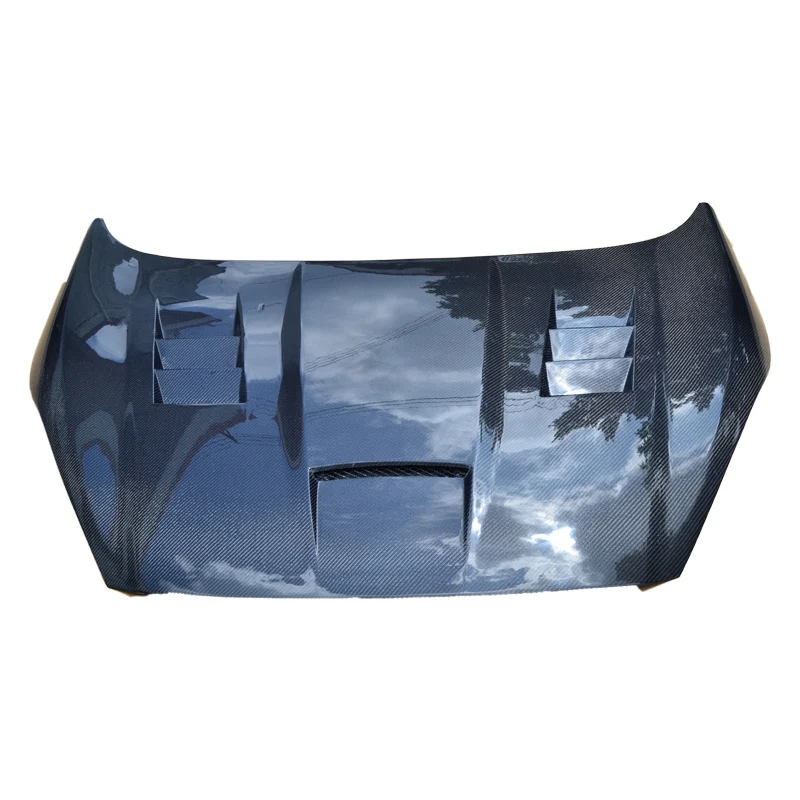 Carbon Fiber Bonnet Hood for Fi esta 2014 Engine Hood Cover