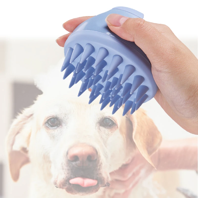 Pet Hair Remover Dog Brush Cat Comb Shower Bath Massage Cleaning Accessories Dog Grooming Brush